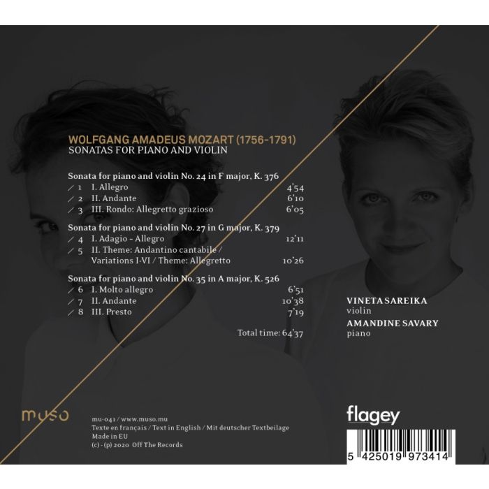 Mozart: Piano & Violin Sonatas - slide-1