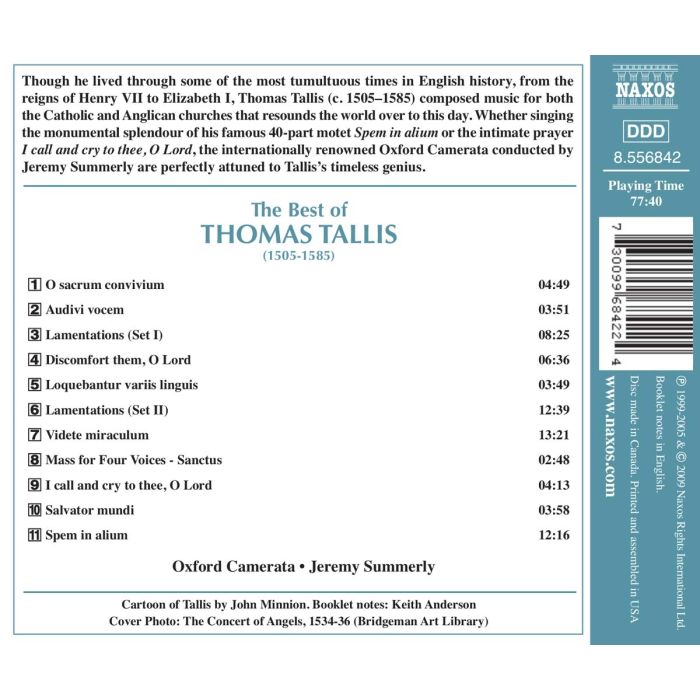 THE BEST OF TALLIS - slide-1