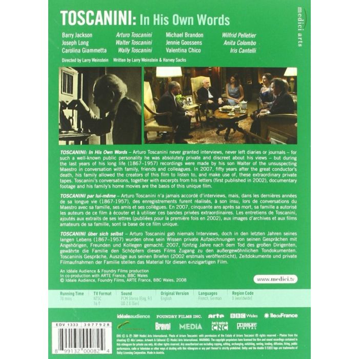 TOSCANINI: In His Own Words, A Film by Larry Weinstein - slide-1