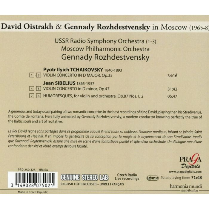 Tchaikovsky & Sibelius: Violin Concertos - slide-1