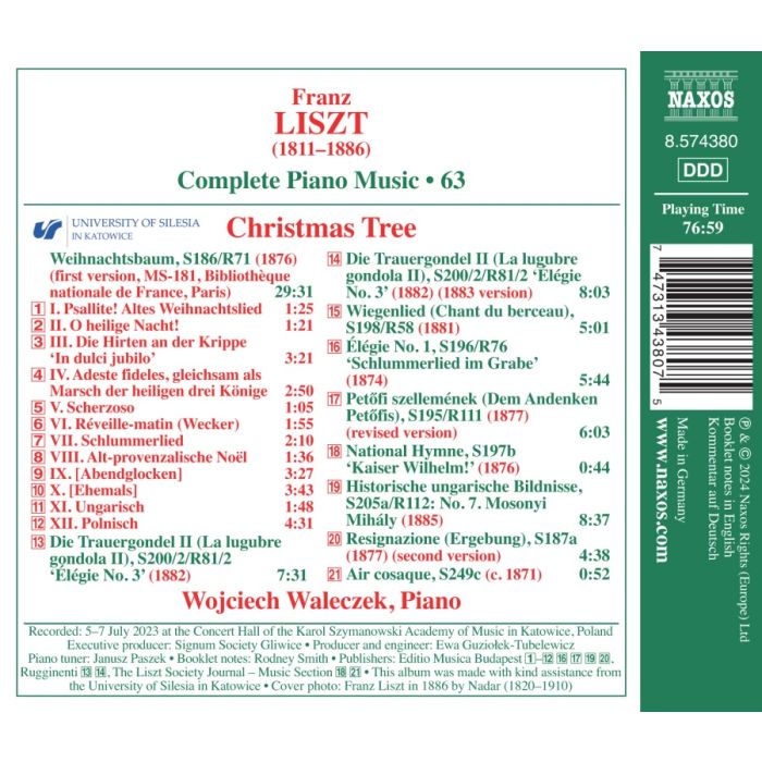 Liszt: Complete Piano Music 63 - Weihnachtsbaum - slide-1
