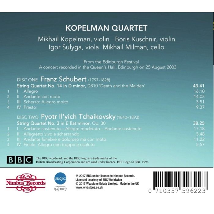 Schubert & Tchaikovsky: String Quartets - slide-1