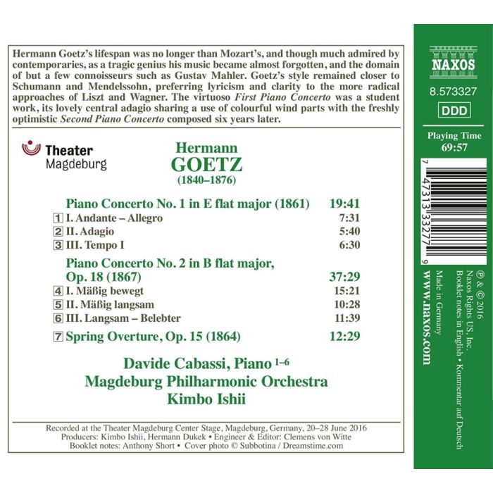 Goetz: Piano Concertos Nos. 1 and 2 Spring Overture - slide-1