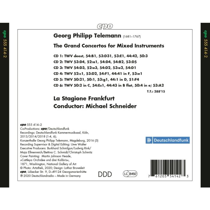 Telemann: The Grand Concertos for Mixed Instruments - slide-1