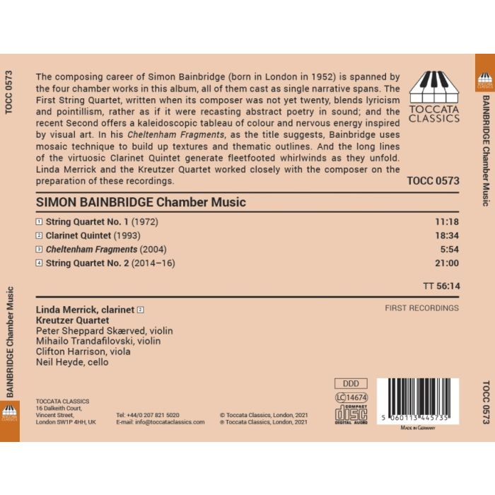 Bainbridge: Chamber Music - slide-1