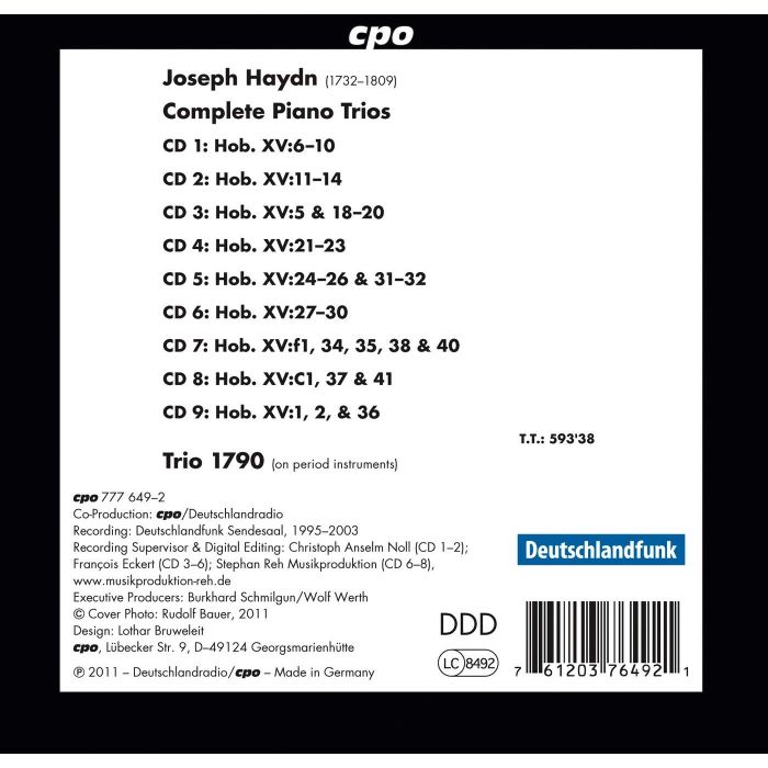 Haydn: Complete Piano Trios - slide-1