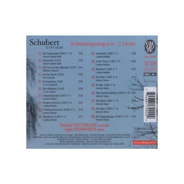 Schubert: Schwanengesang - 5 Lieder - slide-1