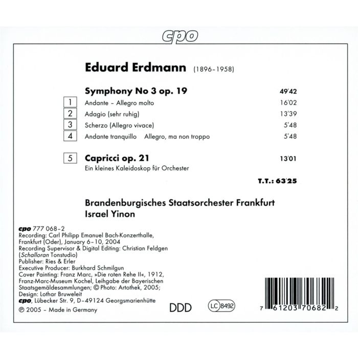 ERDMANN: Symphony no. 3 - slide-1
