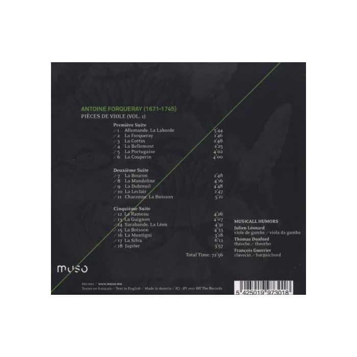 Antoine Forqueray: Pieces de viole (Vol. 1) - slide-1