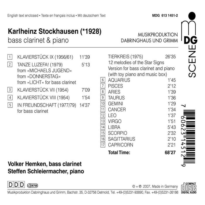STOCKHAUSEN: Bas, clarinet & piano - slide-1