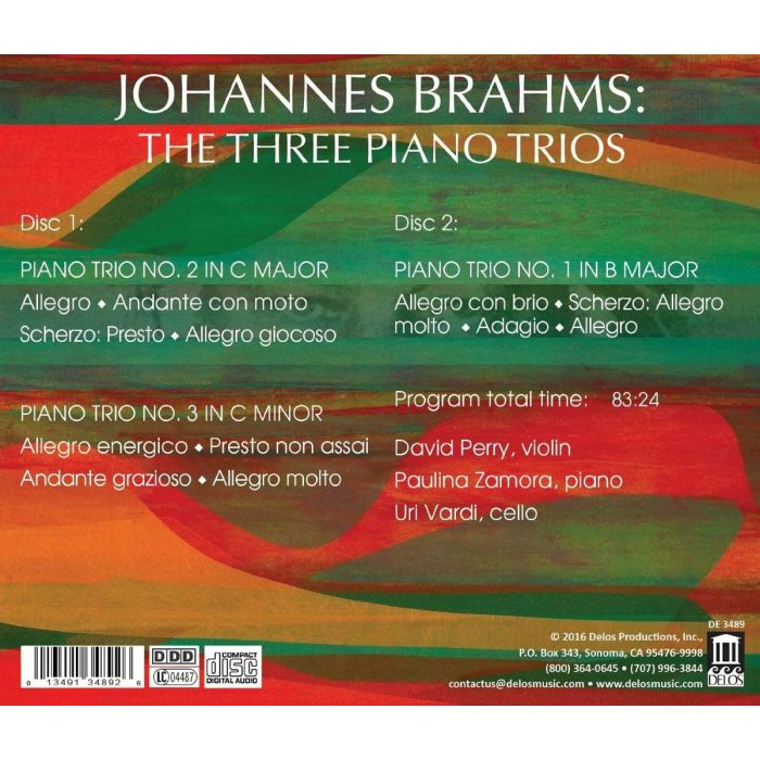 Brahms: The Three Piano Trios - slide-1