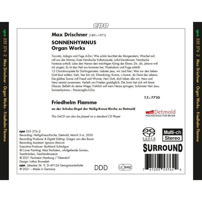 Drischner: Sonnenhymnus - Selected Organ Works - slide-1