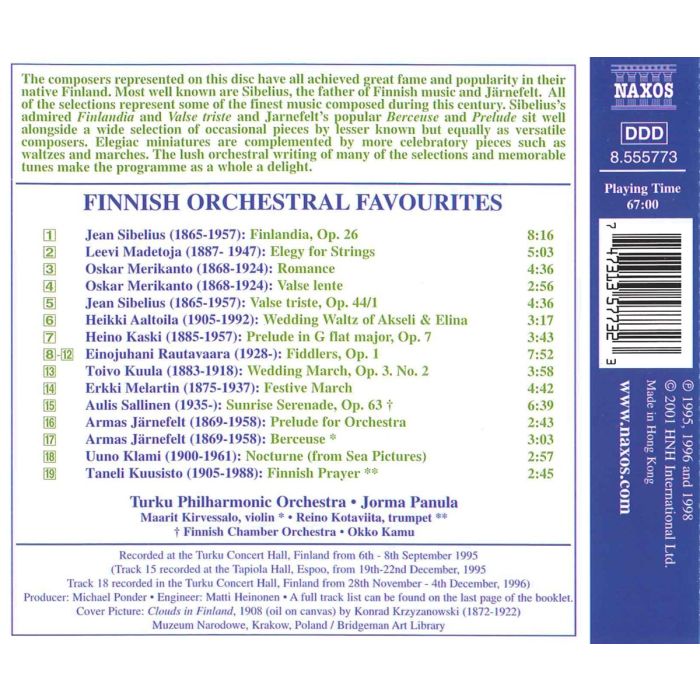 FINNISH ORCHESTRAL FAVOURITES - slide-1