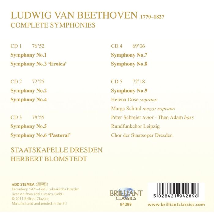 Beethoven: Complete Symphonies 1-9 - slide-1