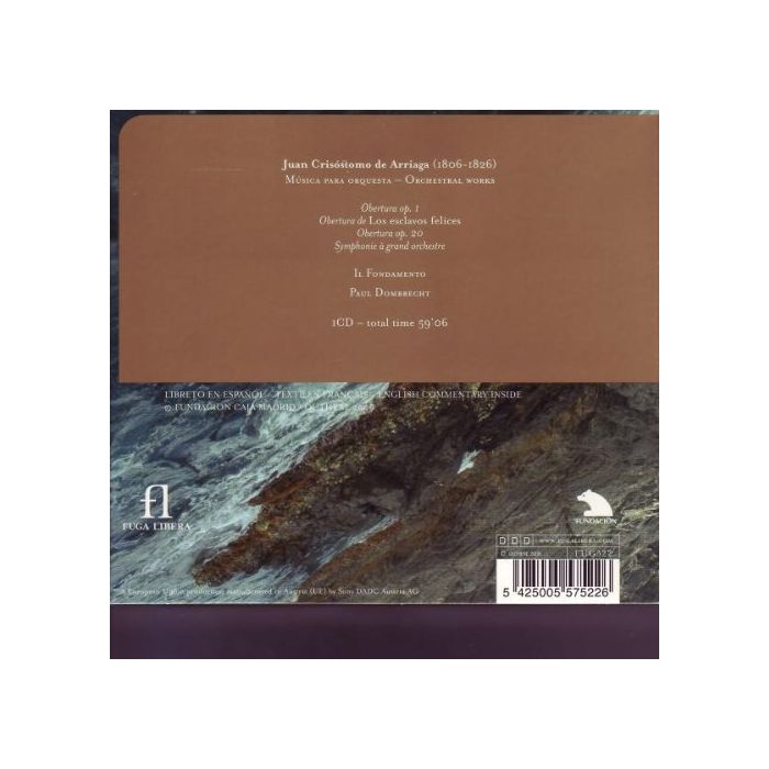 Arriaga: Orchestral Works / Il Fondamento - slide-1