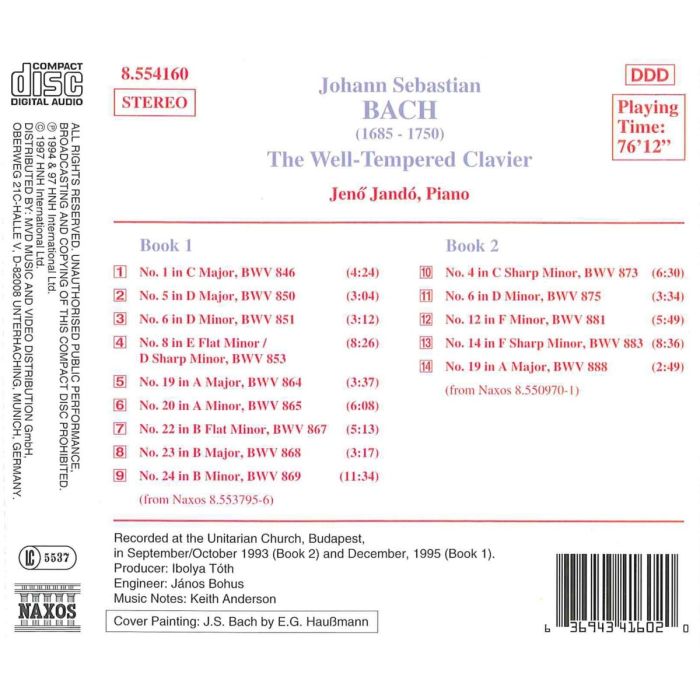 BACH: The Well-Tempered Clavier - slide-1