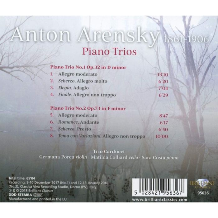 Arensky: Piano Trios - slide-1