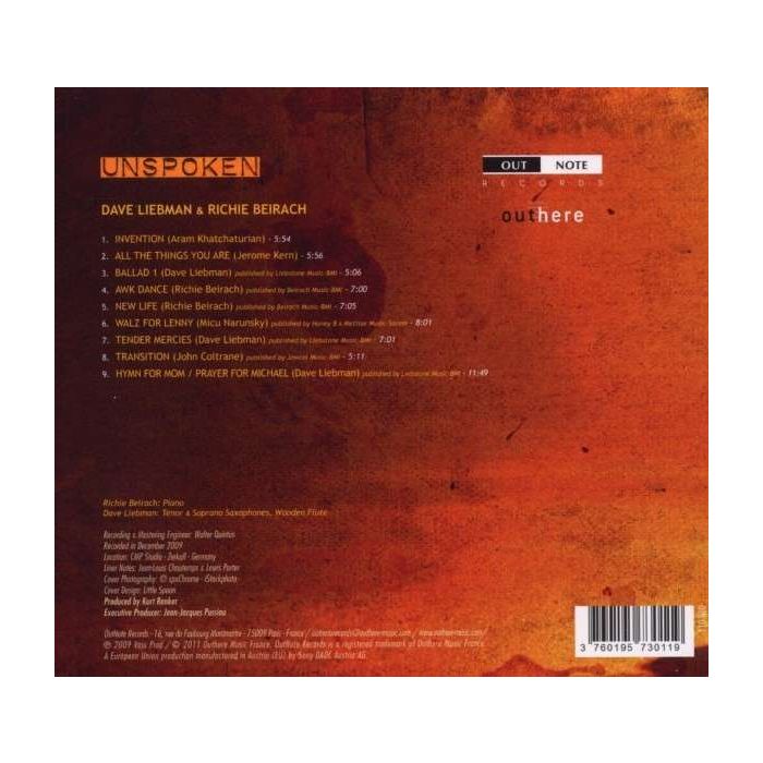 Dave Liebman and Richie Beirach: Unspoken - slide-1