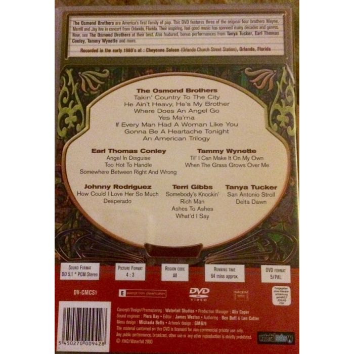 The Osmond Brothers ‎– Cheyenne Saloon - Volume 1 - slide-1