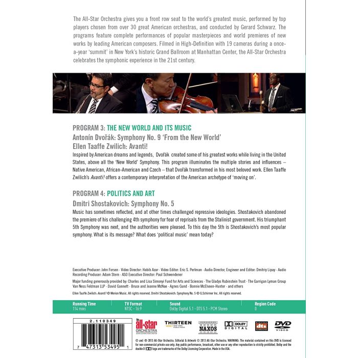 The All-Star Orchestra Programs 3 & 4: Dvorak, Shostakovich - slide-1