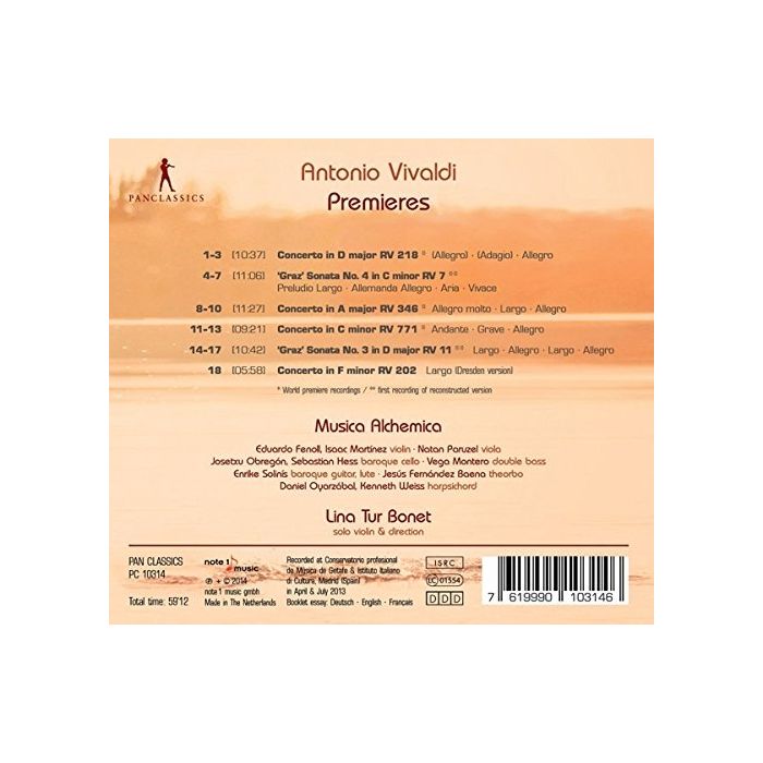 Vivaldi: Premieres – Violin Concertos & Sonatas - slide-1