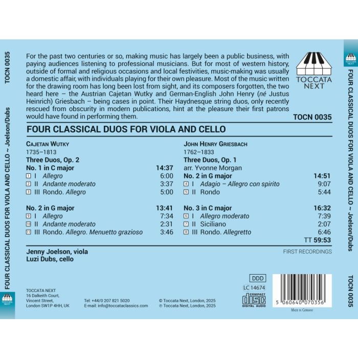 Four Classical Duos for Viola and Cello - slide-1