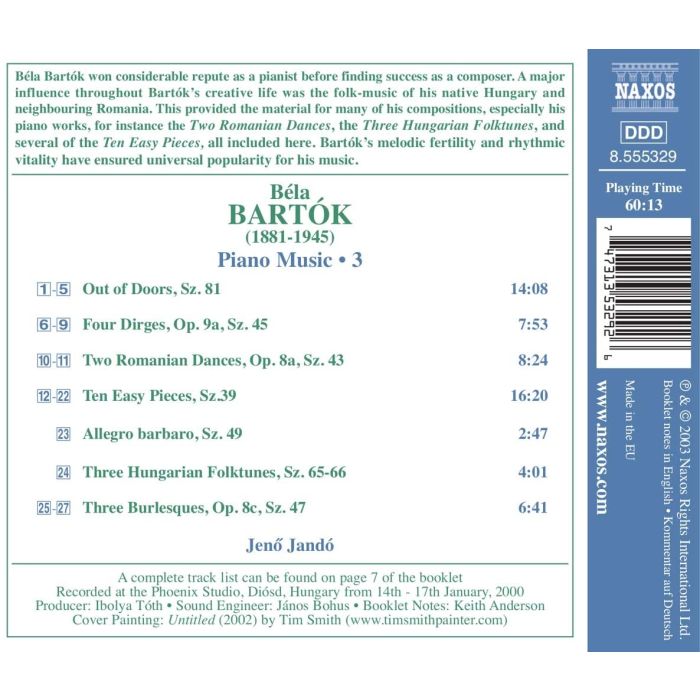 BARTOK: Piano Music Vol.3 - slide-1