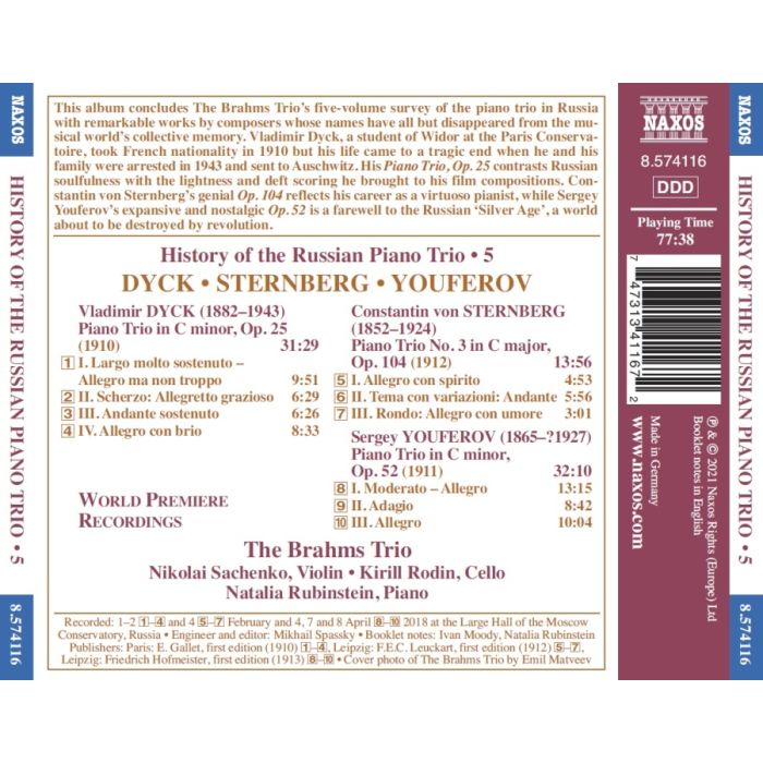 History of the Russian Piano Trio, Vol. 5 - slide-1