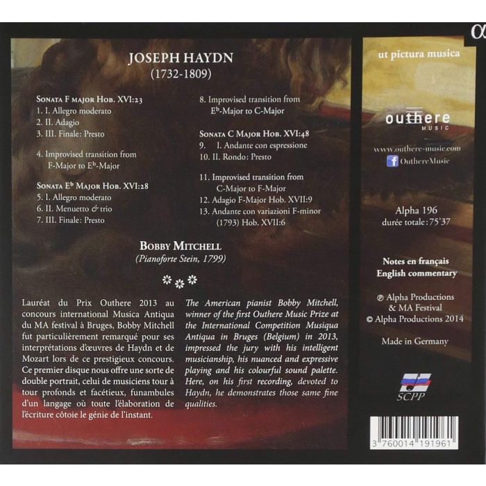 HAYDN: Fortepiano Sonatas, Adagio & Variations - slide-1