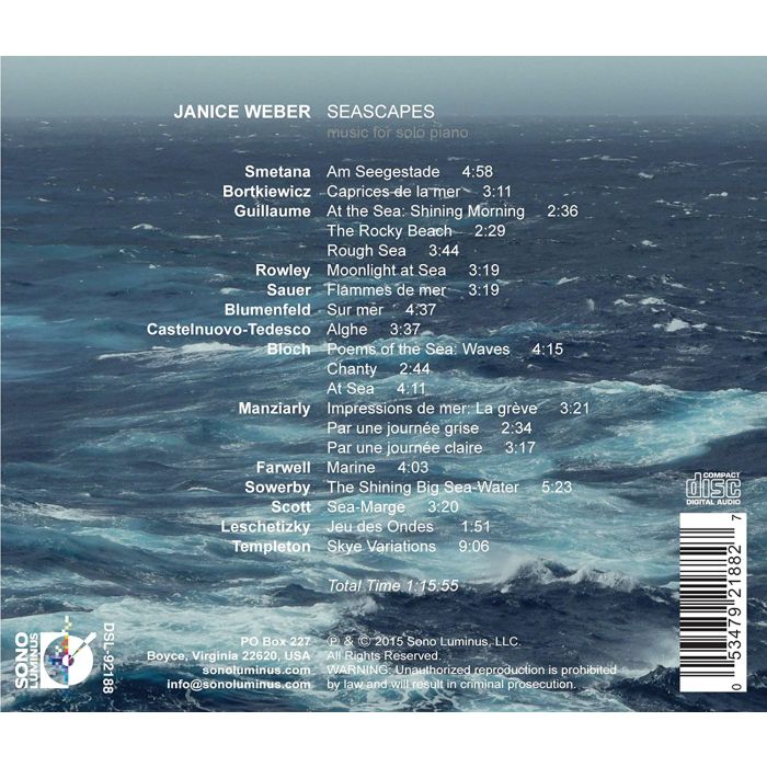 Seascapes – Smetana, Bortkiewicz, Bloch, Castelnuovo-Tedesco … - slide-1