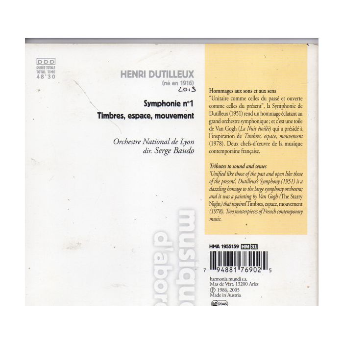 Dutilleux: Premiere Symphonie - slide-1