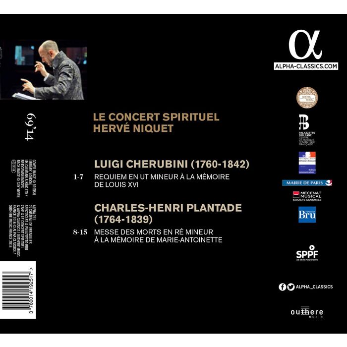 CHERUBINI/ PLANTADE: Requiems pour Louis XVI et Marie-Antoinette - slide-1
