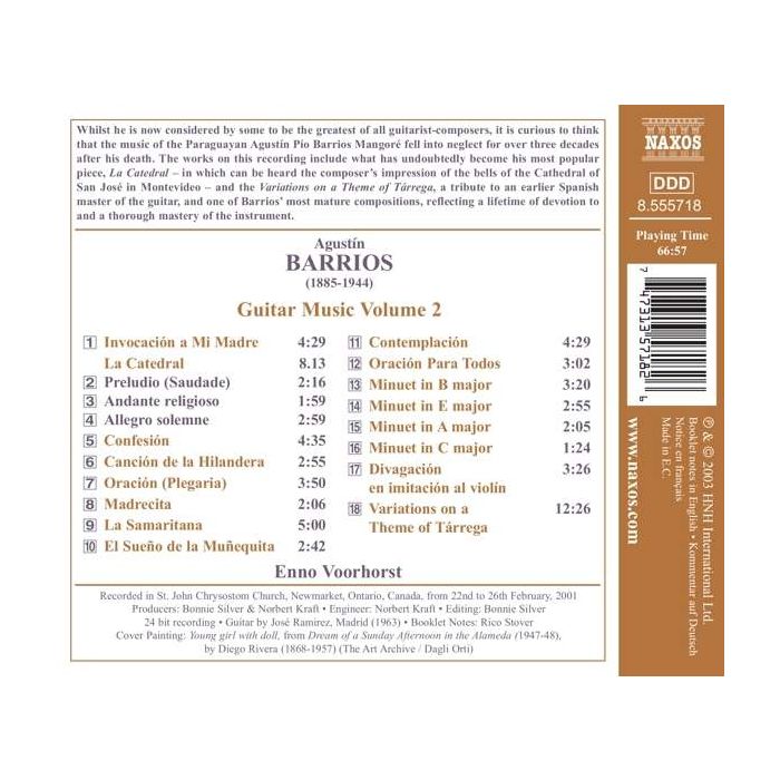 BARRIOS: Guitar Music vol. 2 - slide-1