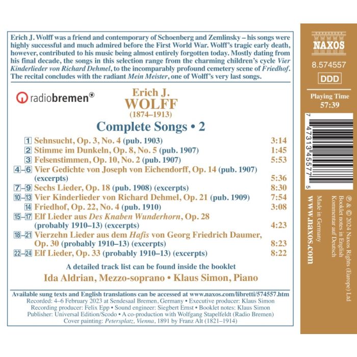 Wolff: Complete Songs Vol. 2 - slide-1