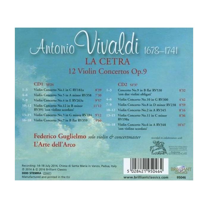 Vivaldi: La Cetra, 12 Violin Concertos Op. 9 - slide-1