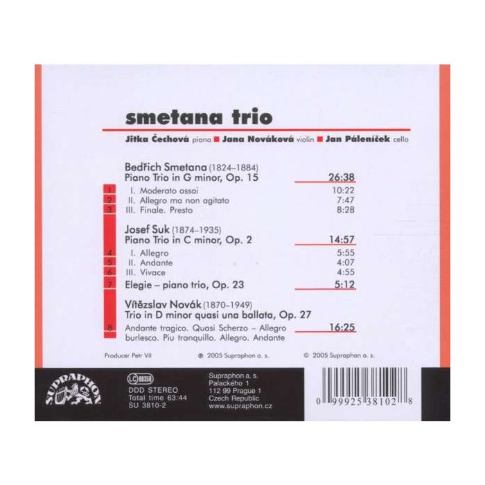 Smetana / Suk / Novak: Piano Trios - slide-1