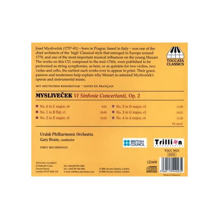 Myslivecek: Works for Strings, Vol 1 - slide-1