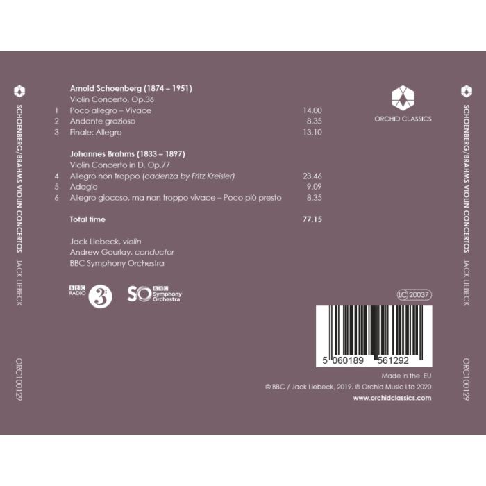 Schoenberg & Brahms: Violin Concertos - slide-1