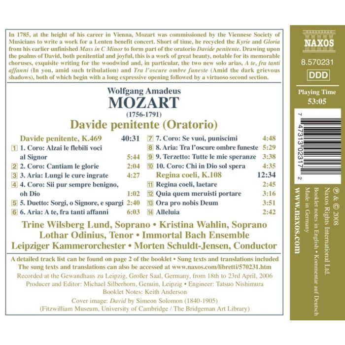 MOZART.: Davide Penitente, Regina coeli - slide-1