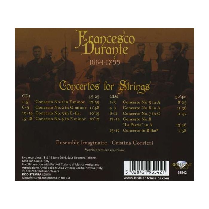Durante: Concertos for Strings - slide-1