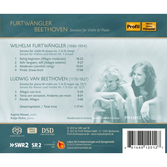 Furtwängler & Beethoven: Violin Sonatas - slide-1