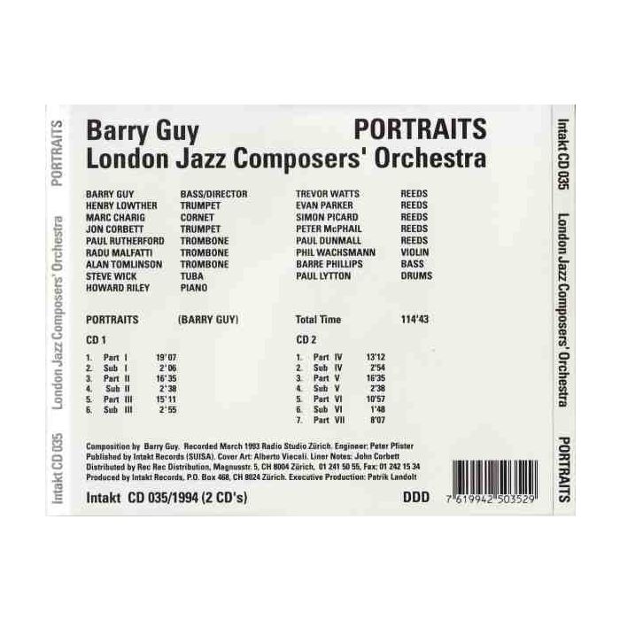 Barry Guy/LJCO: Portraits - slide-1