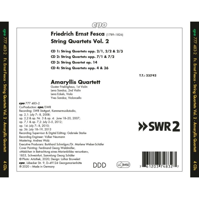 Fesca: Complete String Quartets Vol. 2 - slide-1