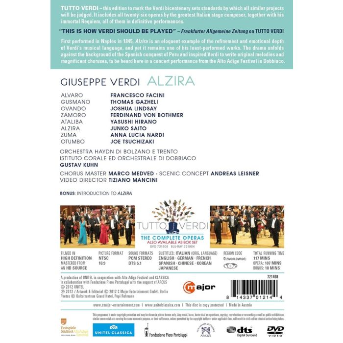 Verdi: Alzira / Tutto Verdi - slide-1