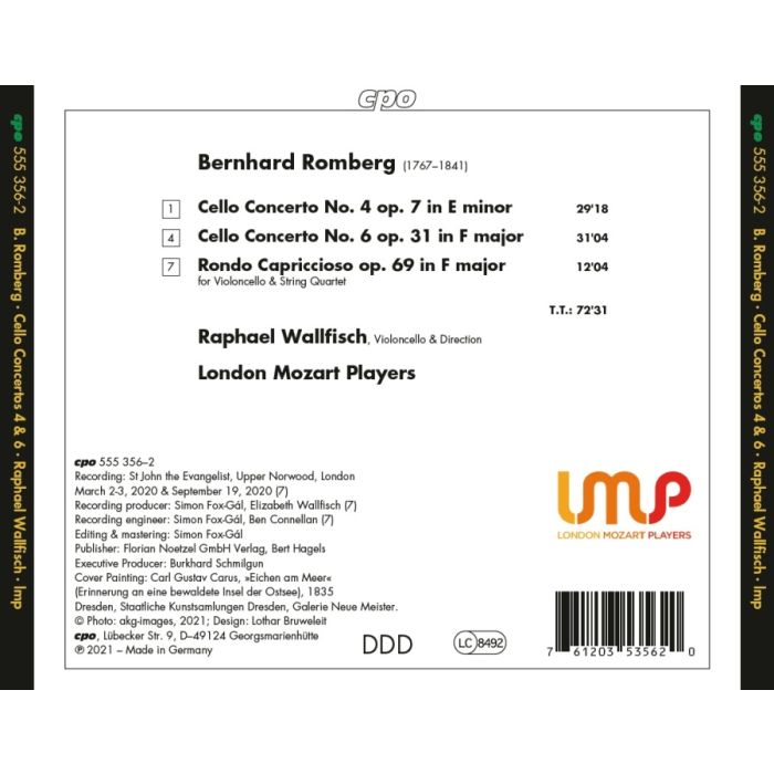 Romberg: Cello Concertos; Rondo Capriccioso - slide-1