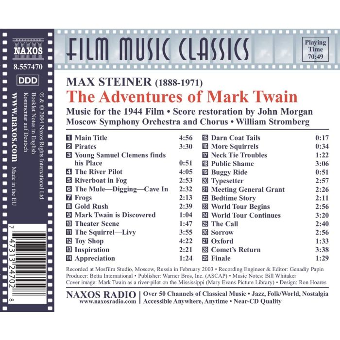 STEINER: The Adventures of Mark Twain - slide-1