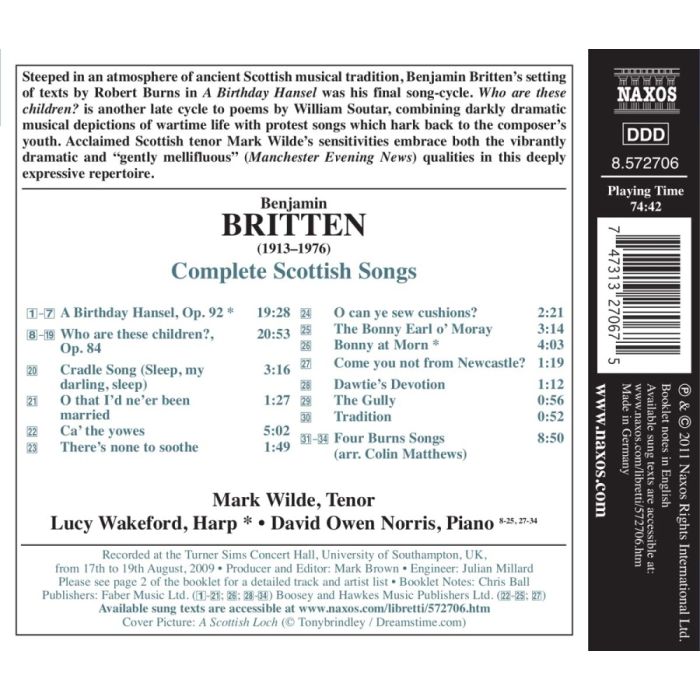 Britten: Complete Scottish Songs - slide-1