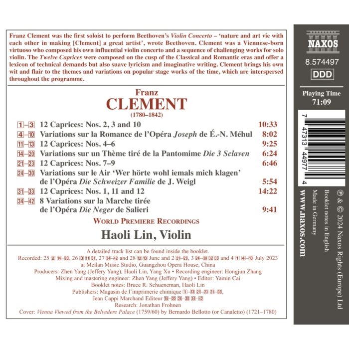Clement: Solo Violin Works - slide-1