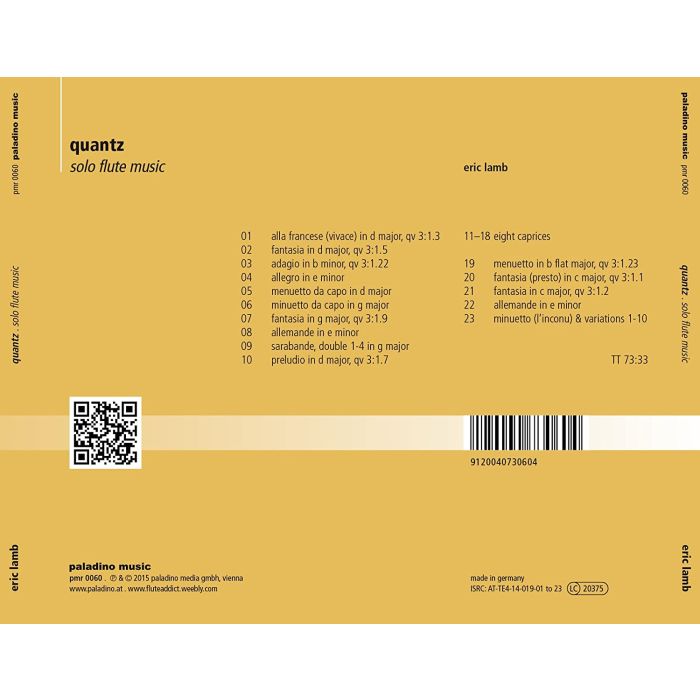 Quantz: Solo Flute Music - slide-1