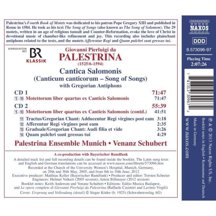 Palestrina: Cantica Salomonis (Pieśni nad pieśniami) - slide-1